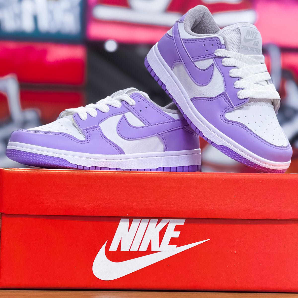 Dunk Low Lilás Infantil