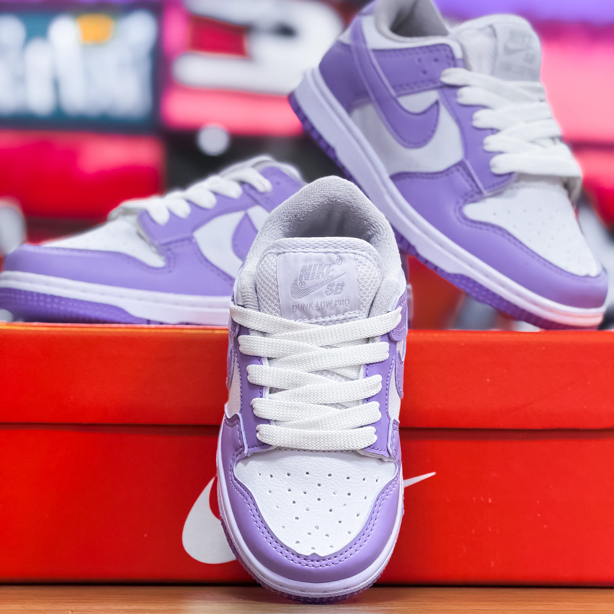 Dunk Low Lilás Infantil