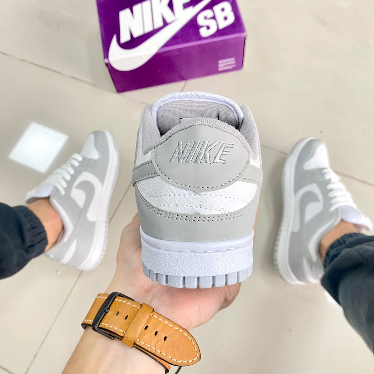 Dunk Low Grey Fog (Branco/Cinza) Premium