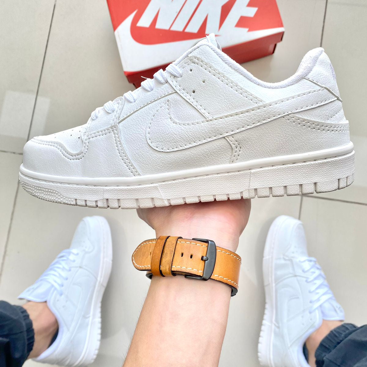 Dunk Low Pure White (Branco) Premium