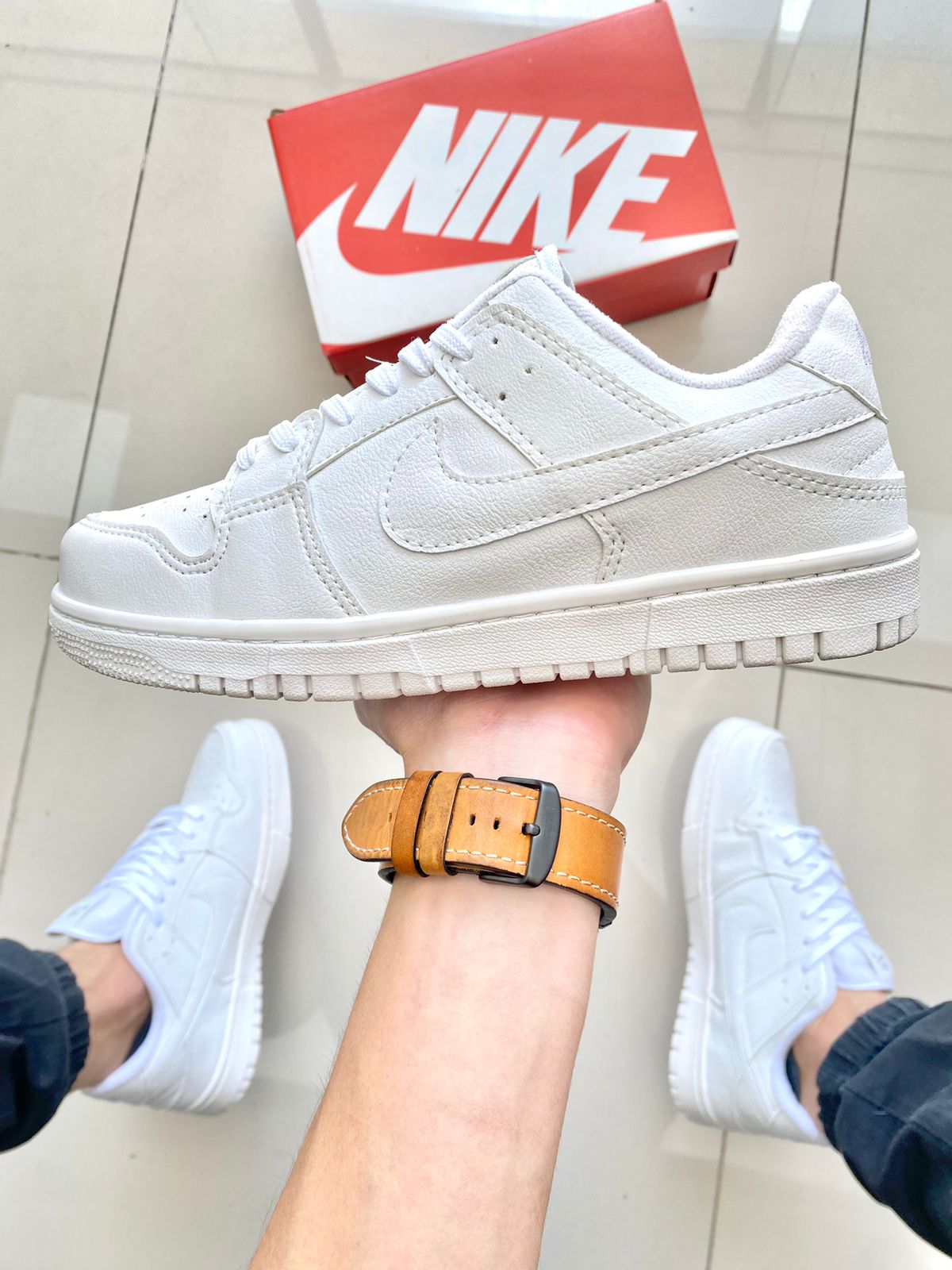 Dunk Low Pure White (Branco) Premium