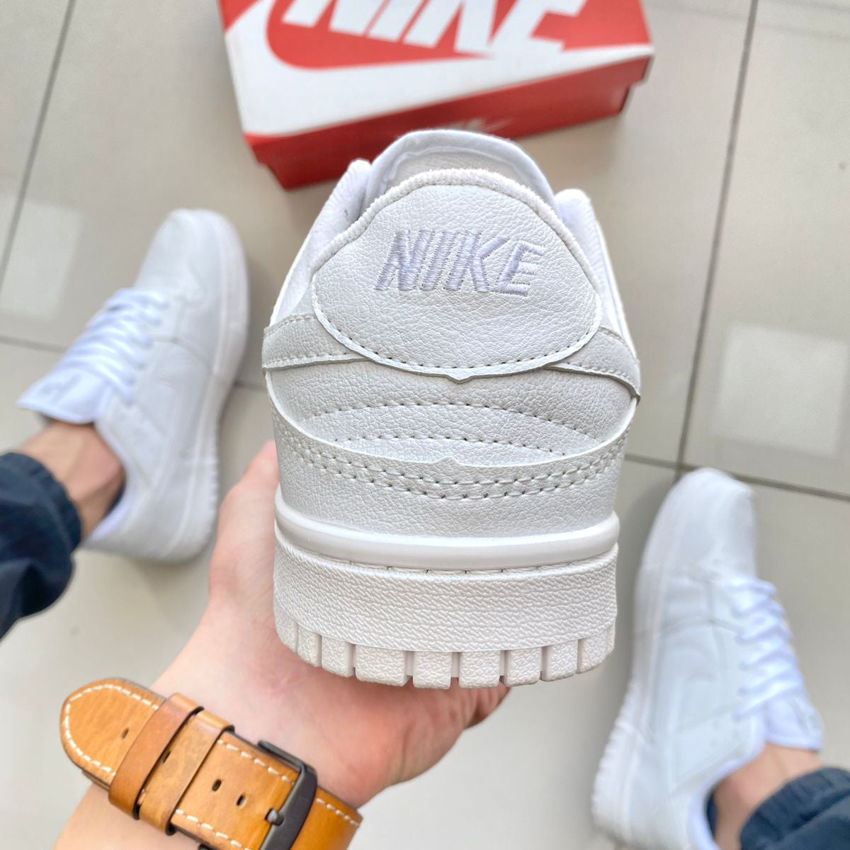 Dunk Low Pure White (Branco) Premium