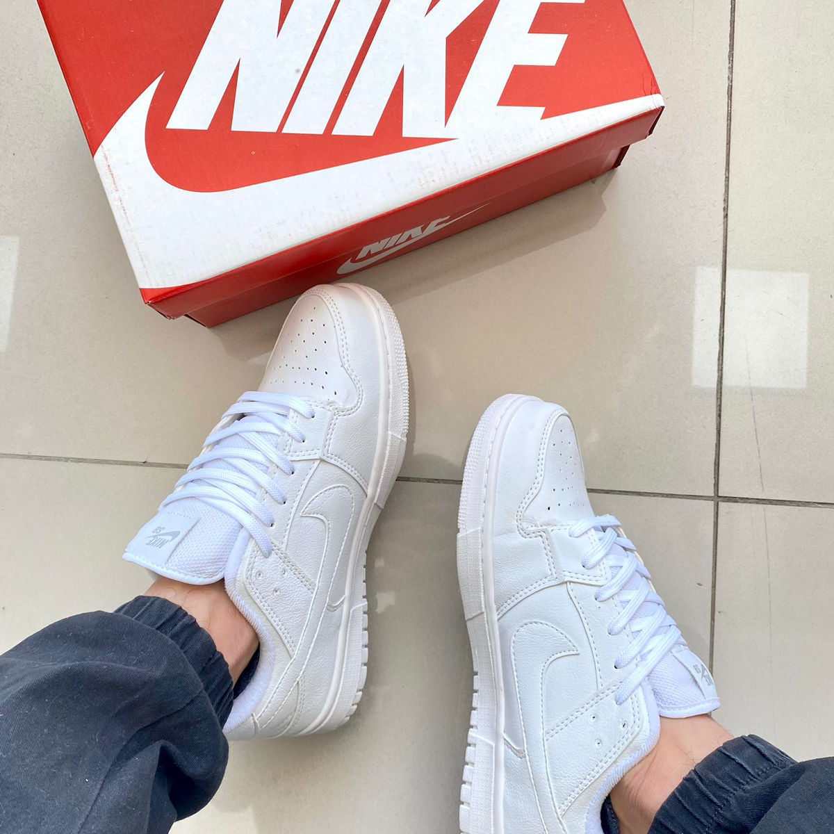Dunk Low Pure White (Branco) Premium