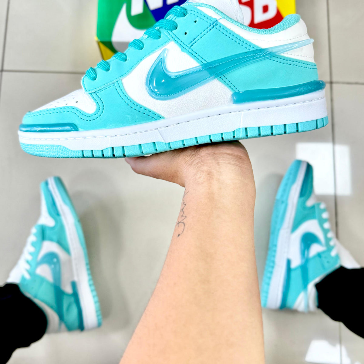 Dunk Low Twist Verde Água