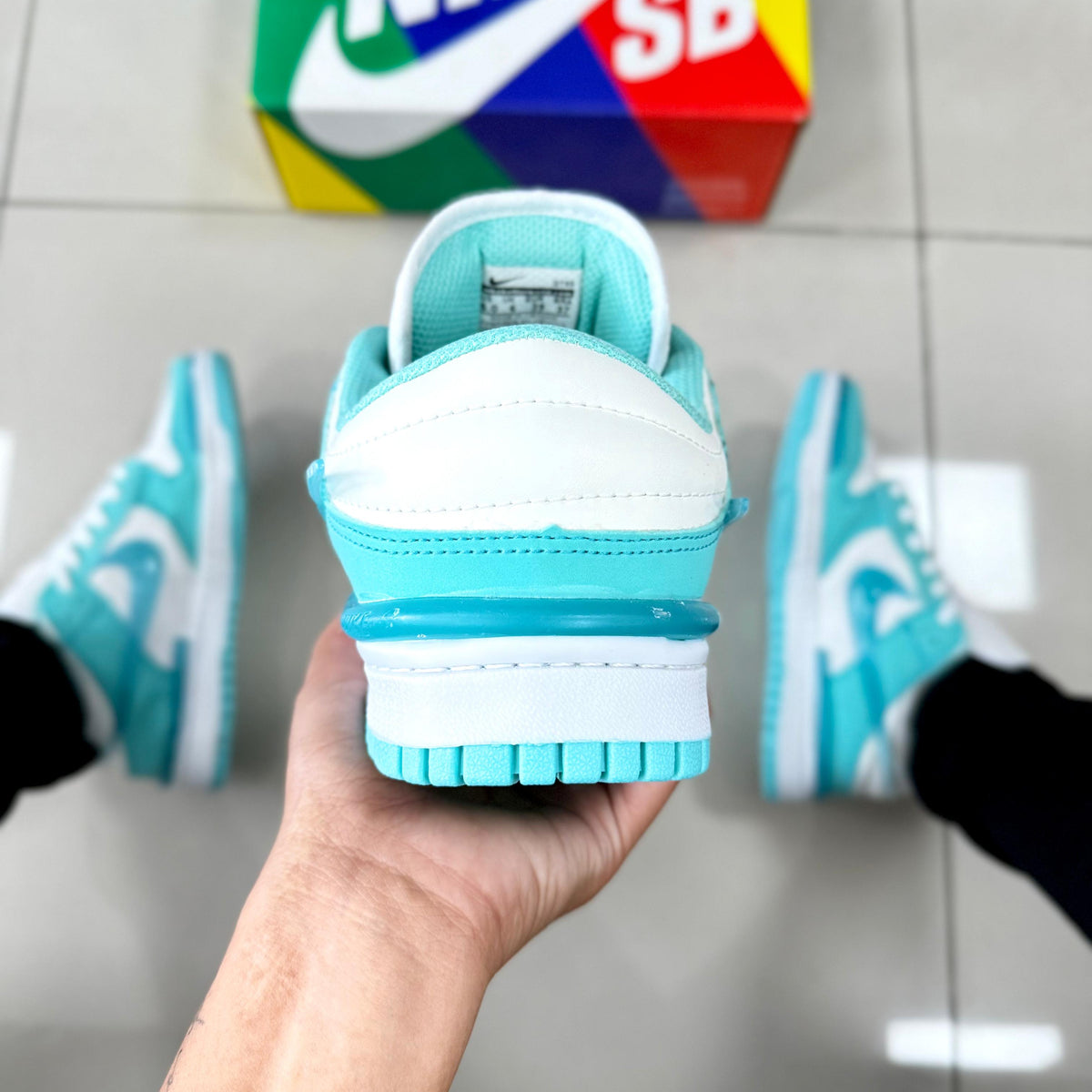Dunk Low Twist Verde Água