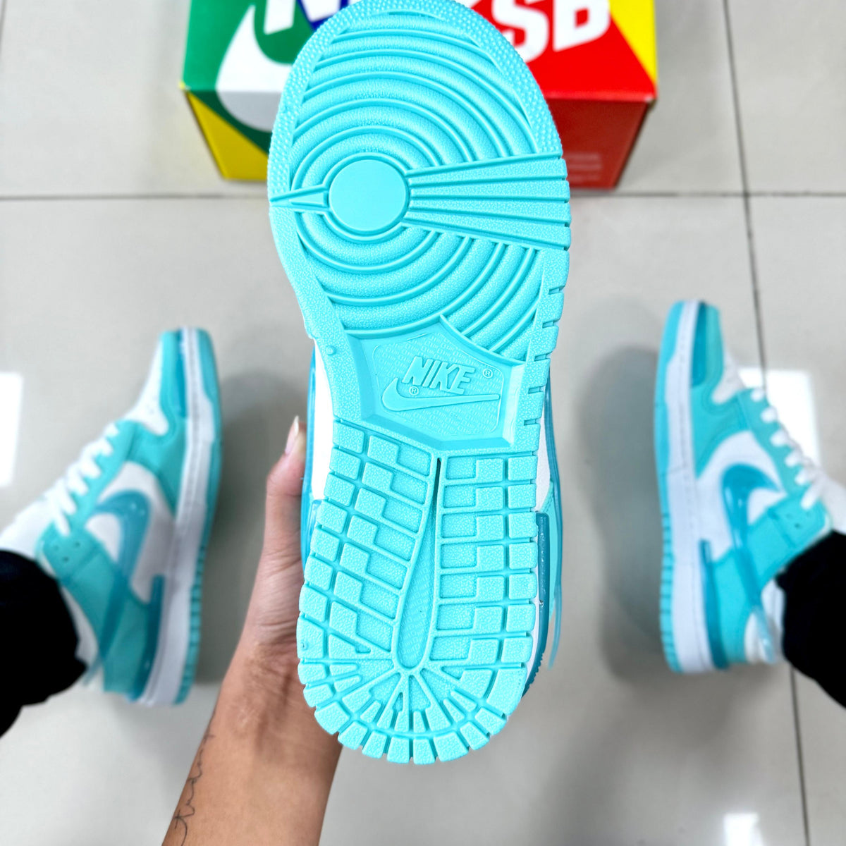 Dunk Low Twist Verde Água
