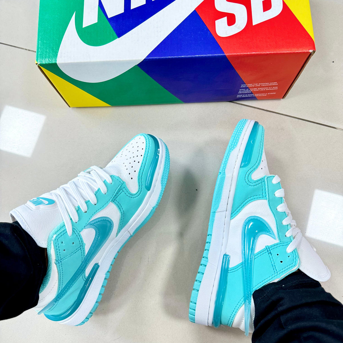 Dunk Low Twist Verde Água
