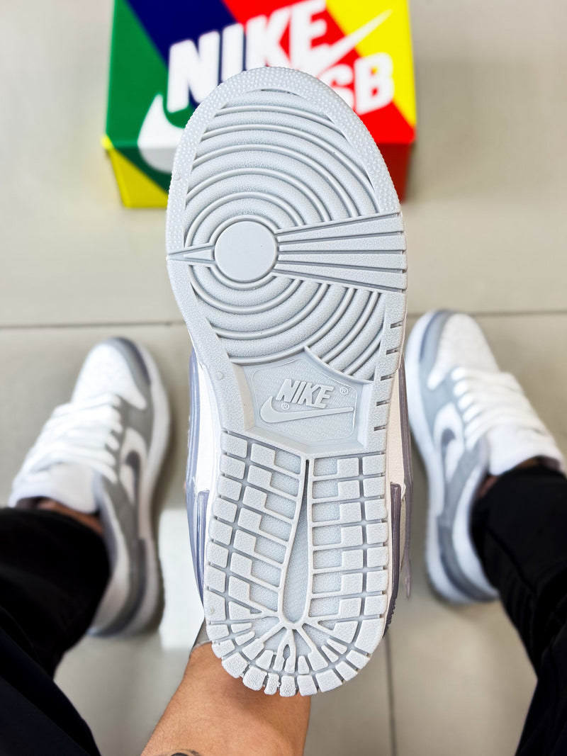 Dunk Low Twist Branco/Cinza