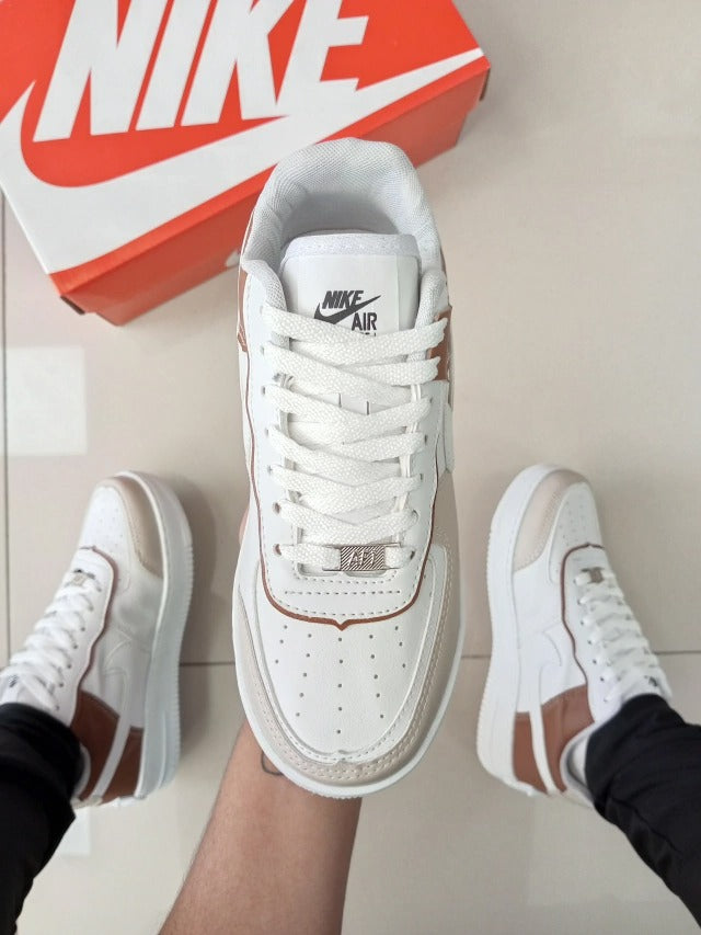 Air Force 1 Shadow Bege/Marrom