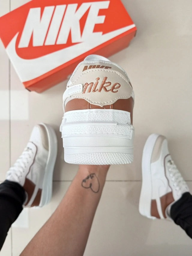 Air Force 1 Shadow Bege/Marrom