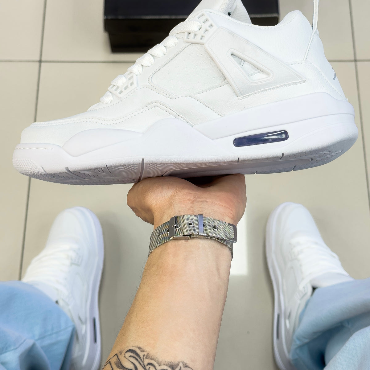 Air Jordan 4 Branco Premium