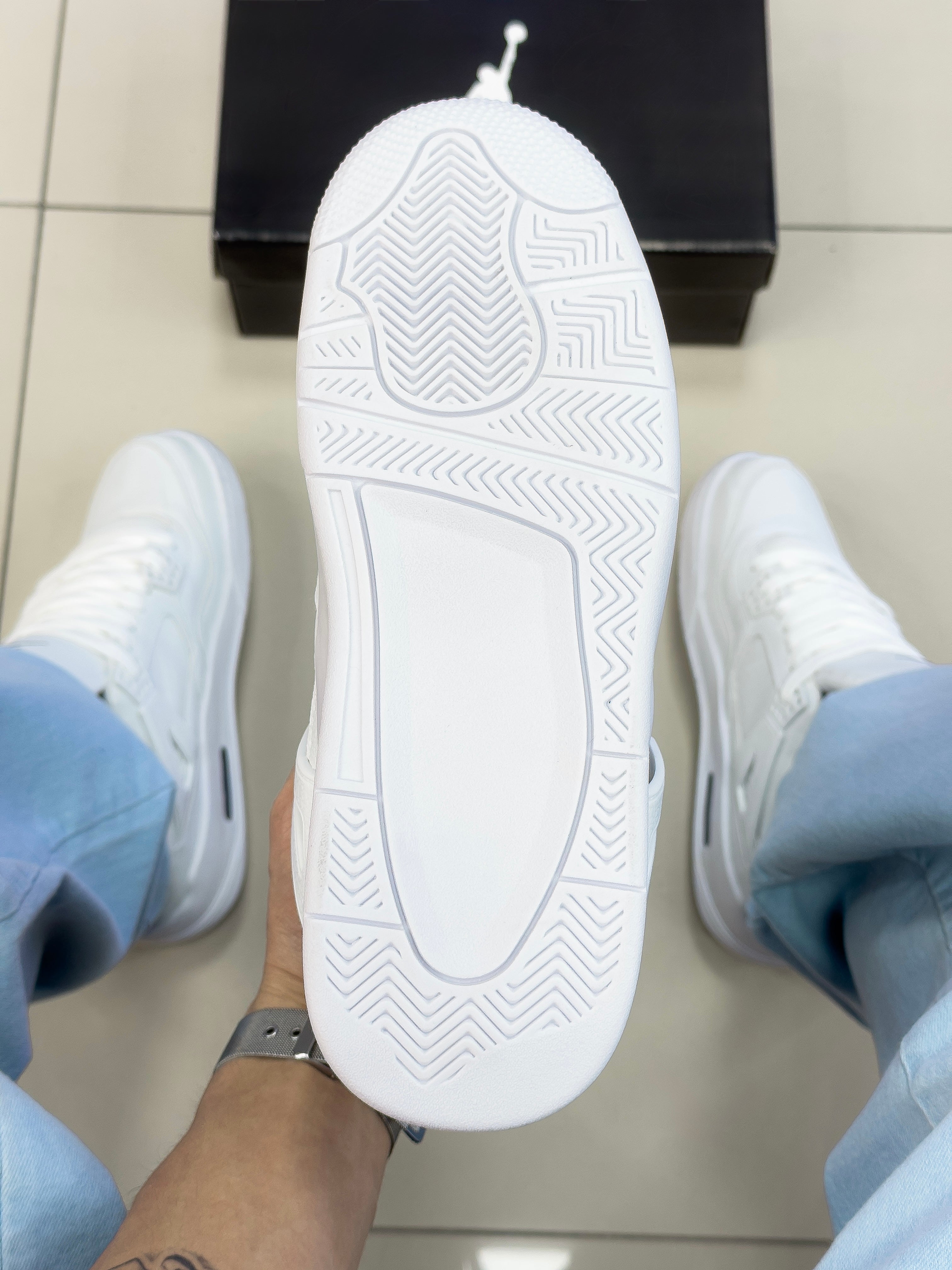 Air Jordan 4 Branco Premium – Tenis Mogi