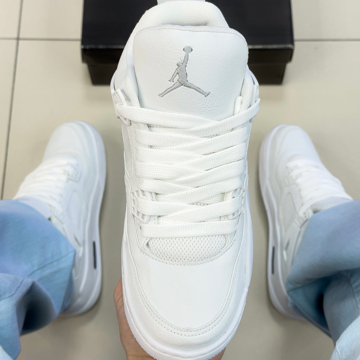 Air Jordan 4 Branco Premium
