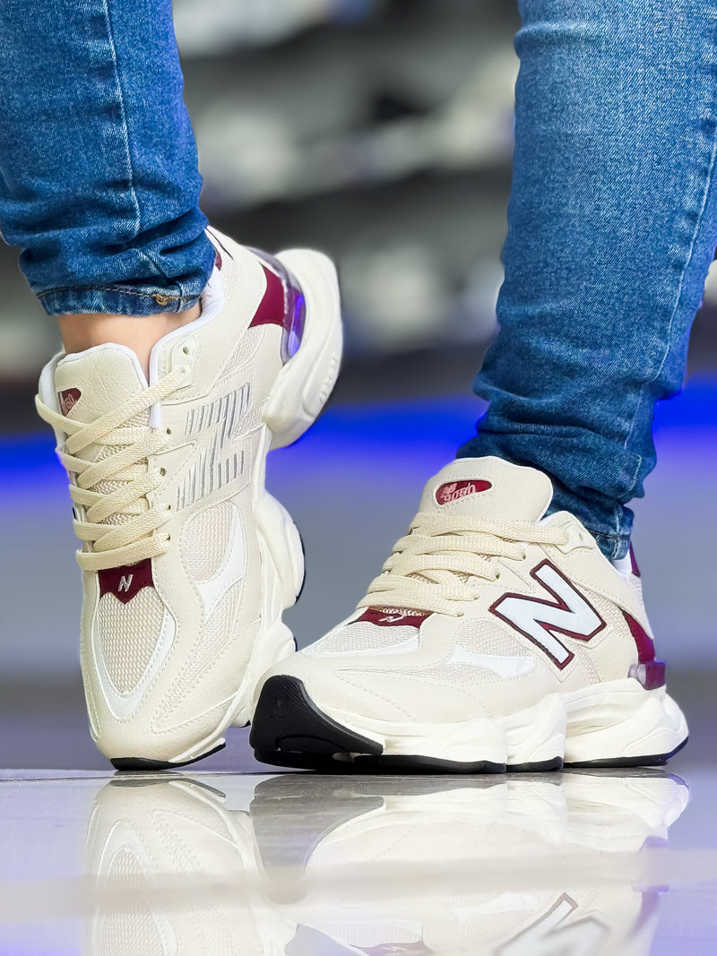 NB 9060 Bege/Vinho Premium