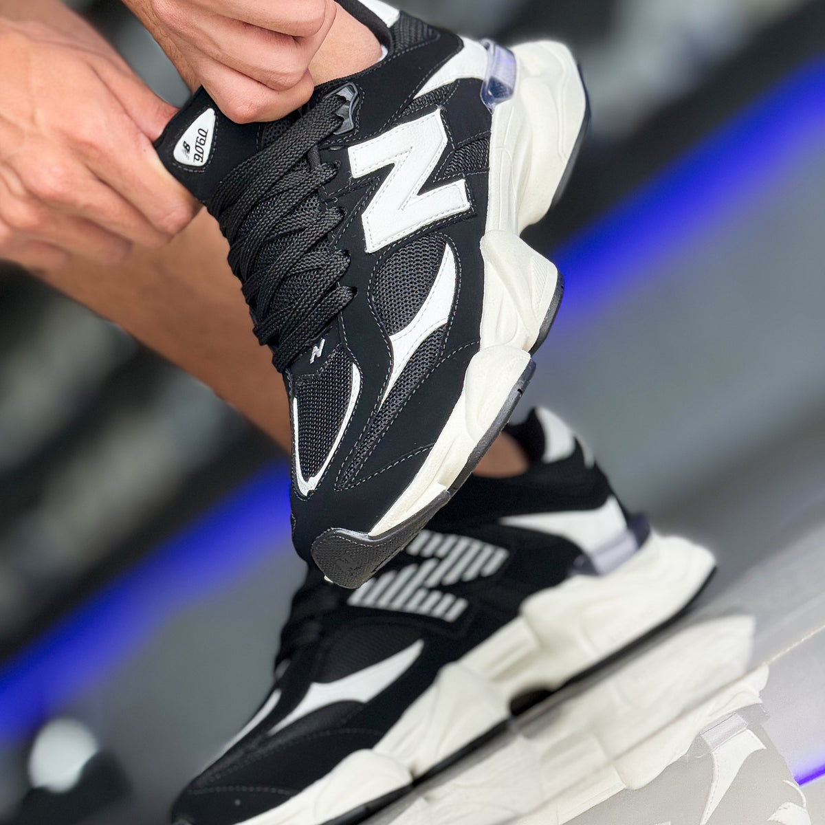 NB 9060 Preto/Bege Premium
