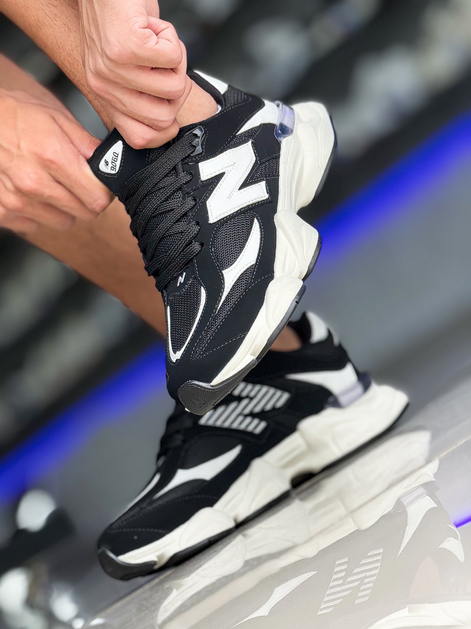 NB 9060 Preto/Bege Premium