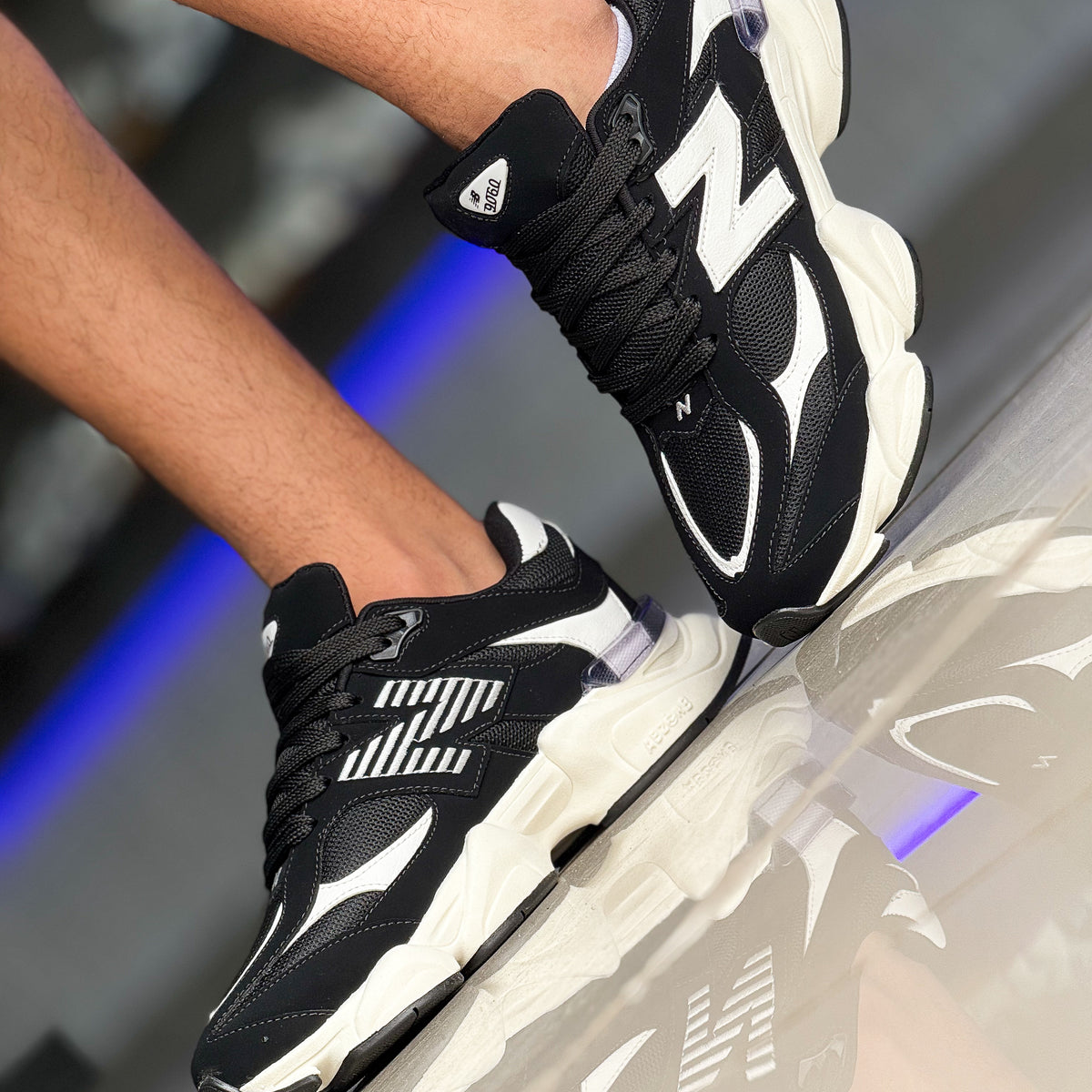 NB 9060 Preto/Bege Premium