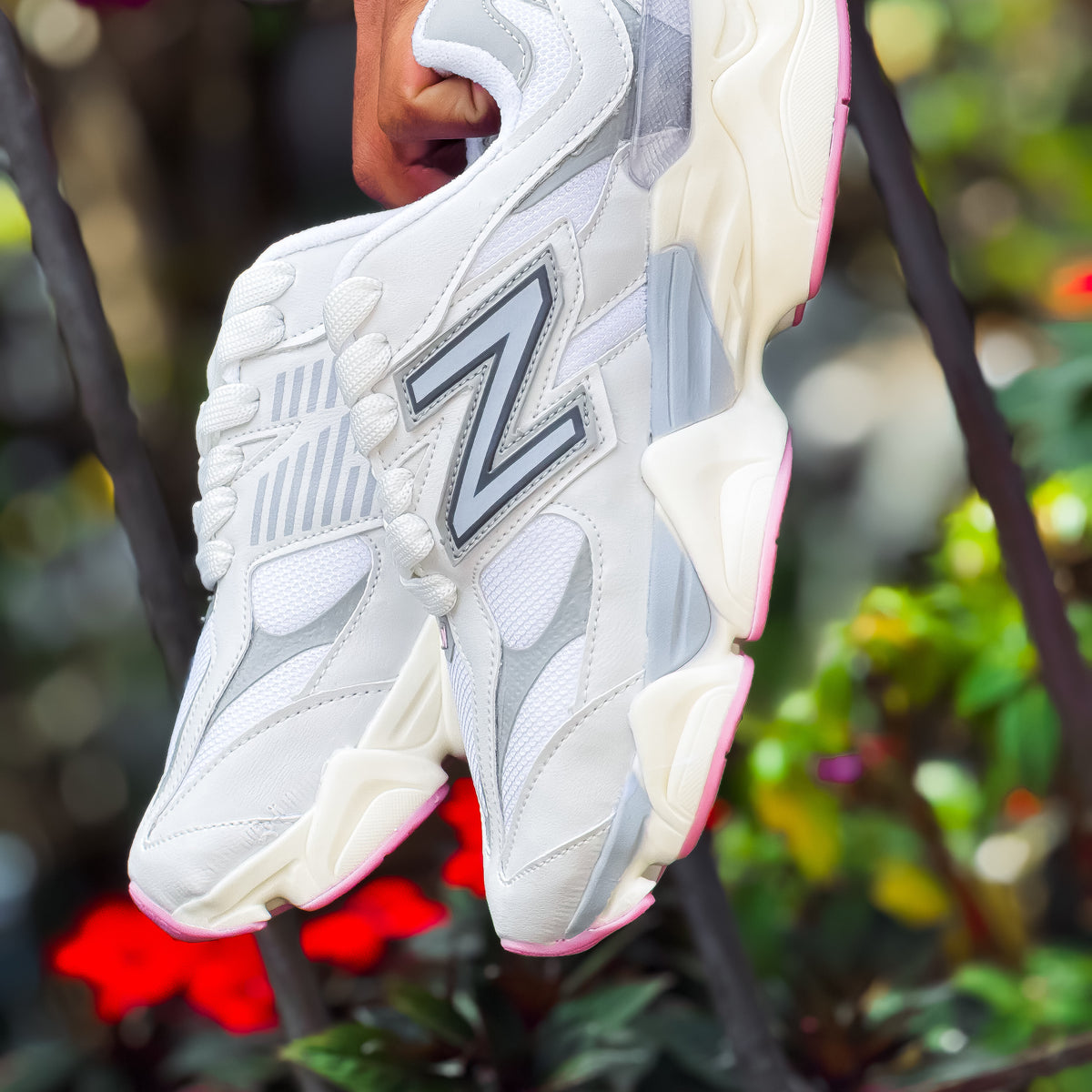 NB 9060 Branco/Rosa Premium