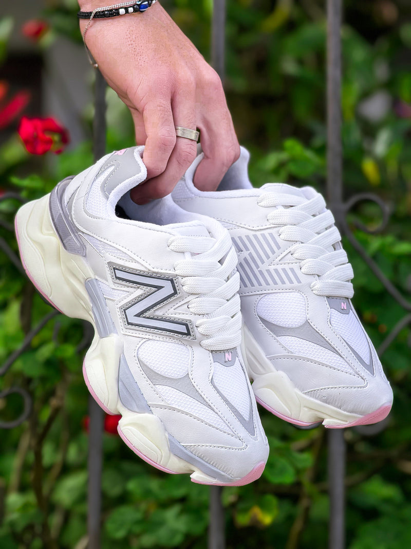 NB 9060 Branco/Rosa Premium