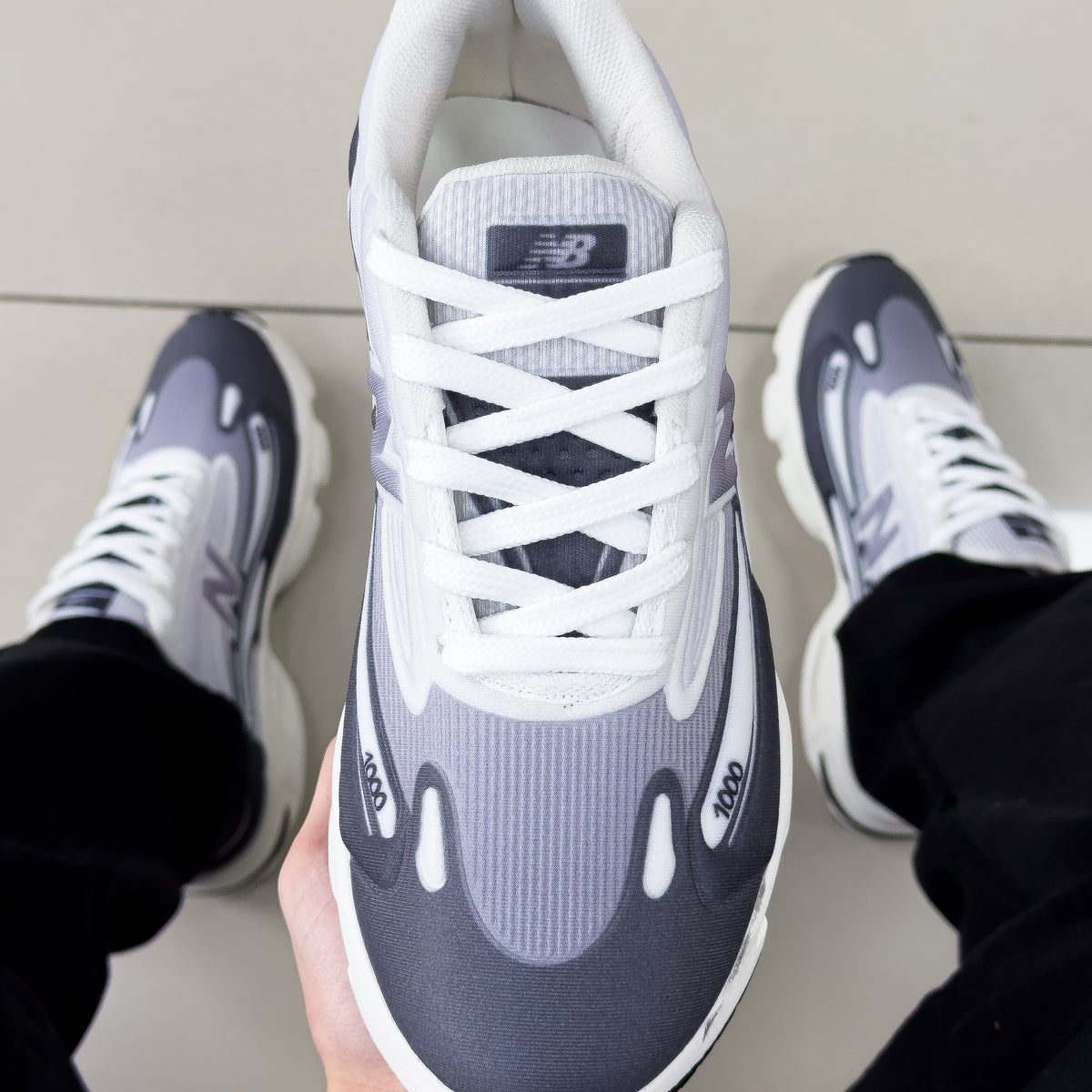 NB 1000 Branco/Cinza Premium