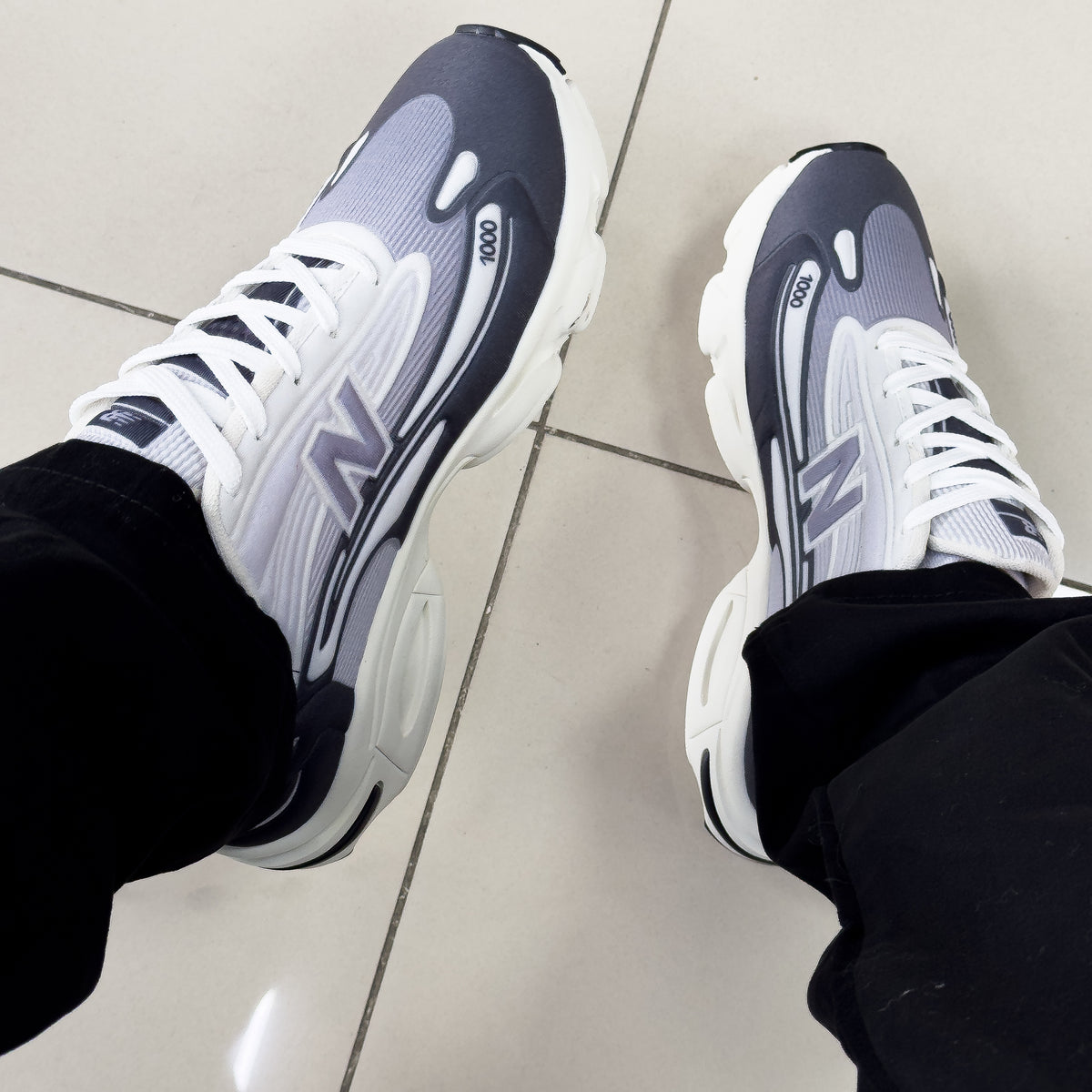 NB 1000 Branco/Cinza Premium