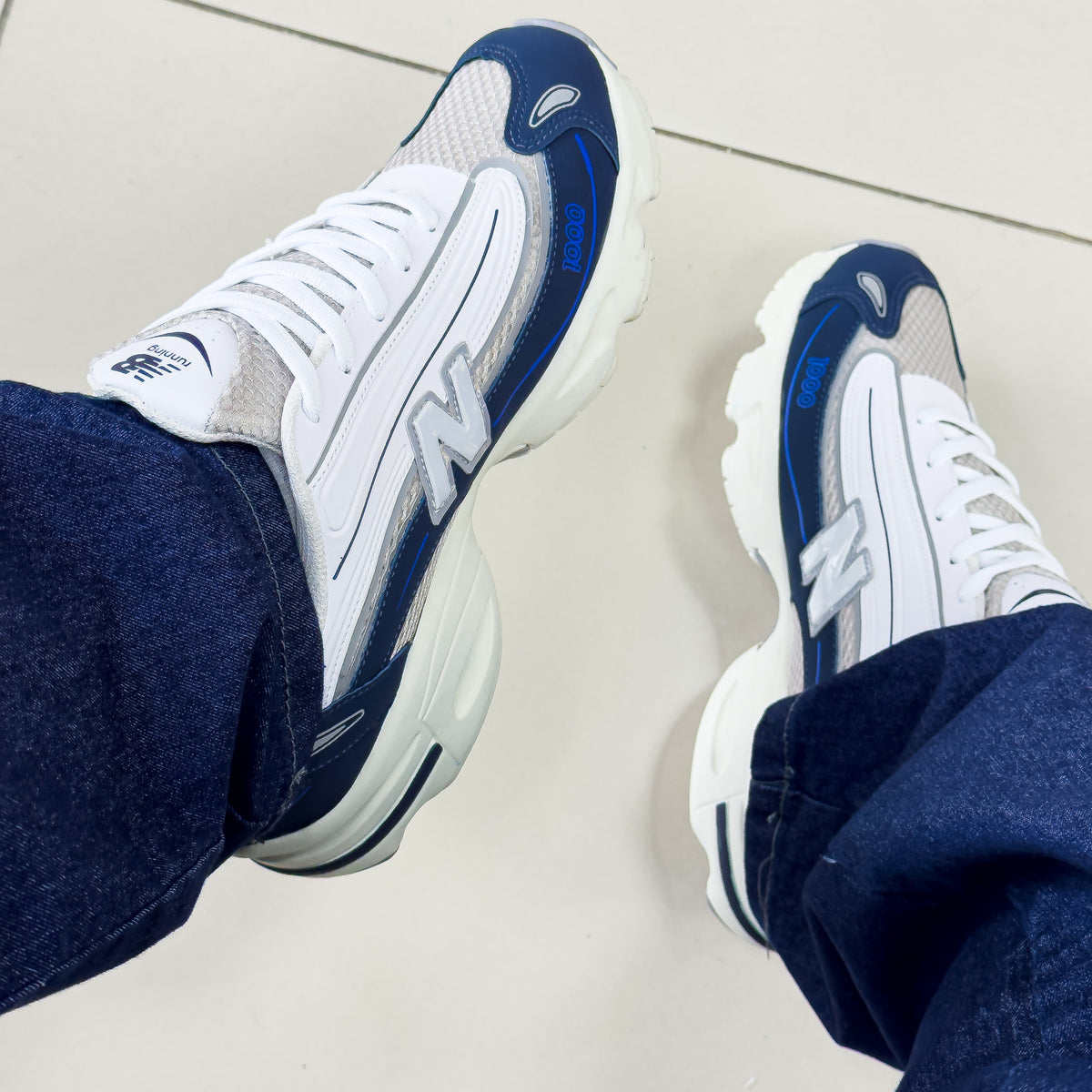 NB 1000 Cinza/Azul Premium