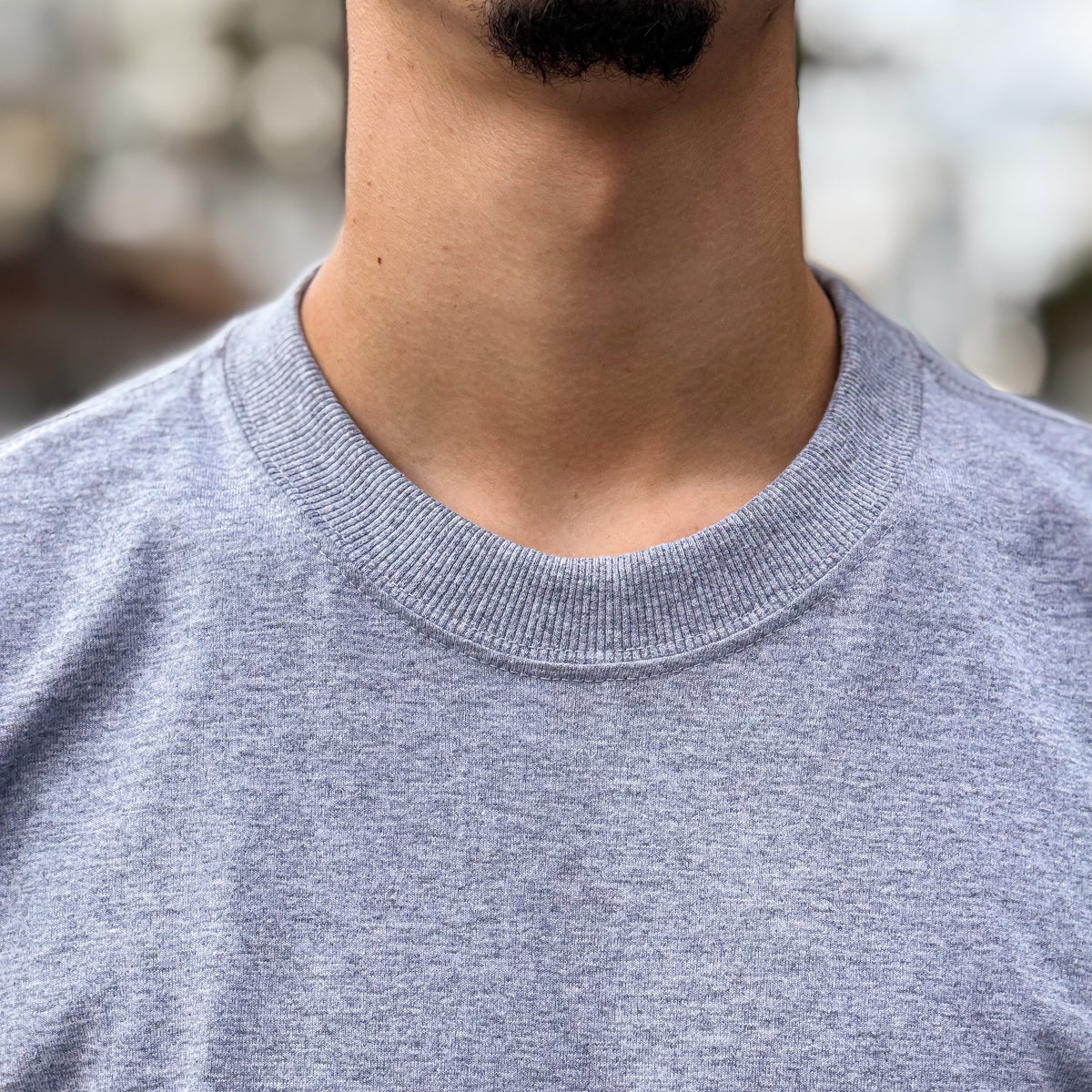 Camiseta Oversized Cinza