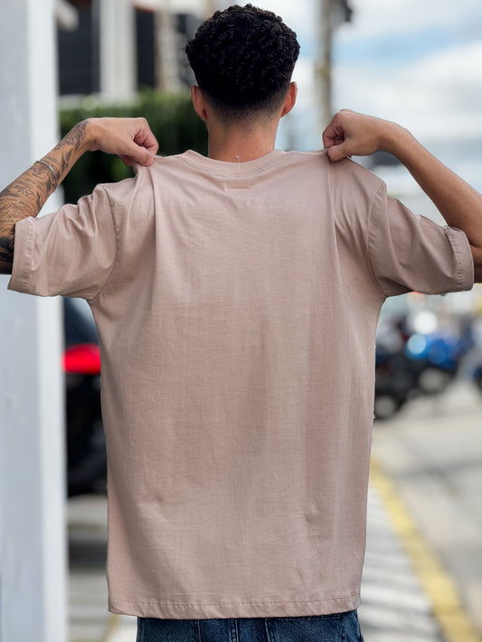 Camiseta Oversized Bege