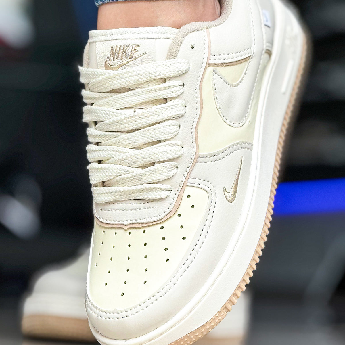 Air Force 1 Liga Bege Premium