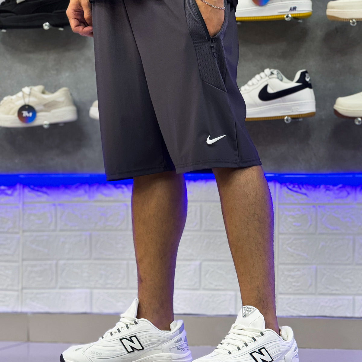 Bermuda Dri-Fit NK Cinza