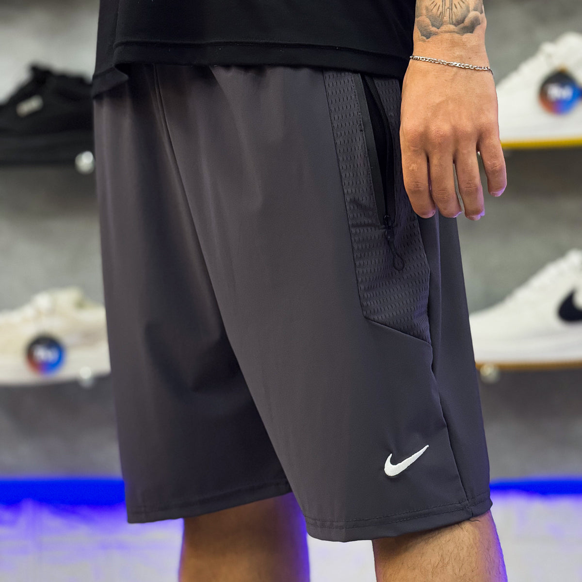 Bermuda Dri-Fit NK Cinza