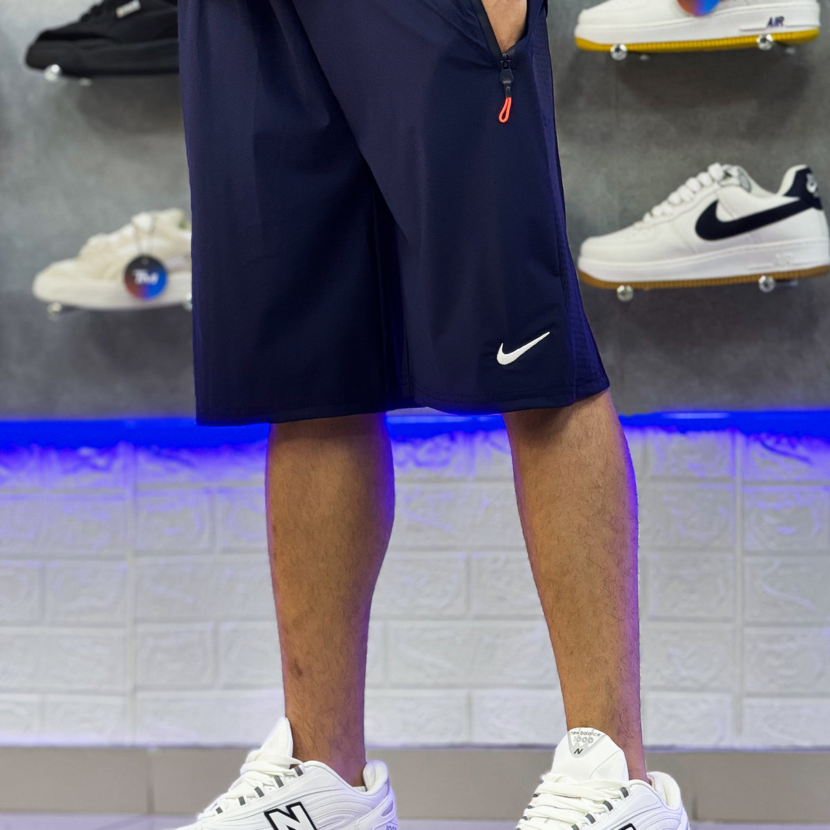 Bermuda Dri-Fit NK Azul