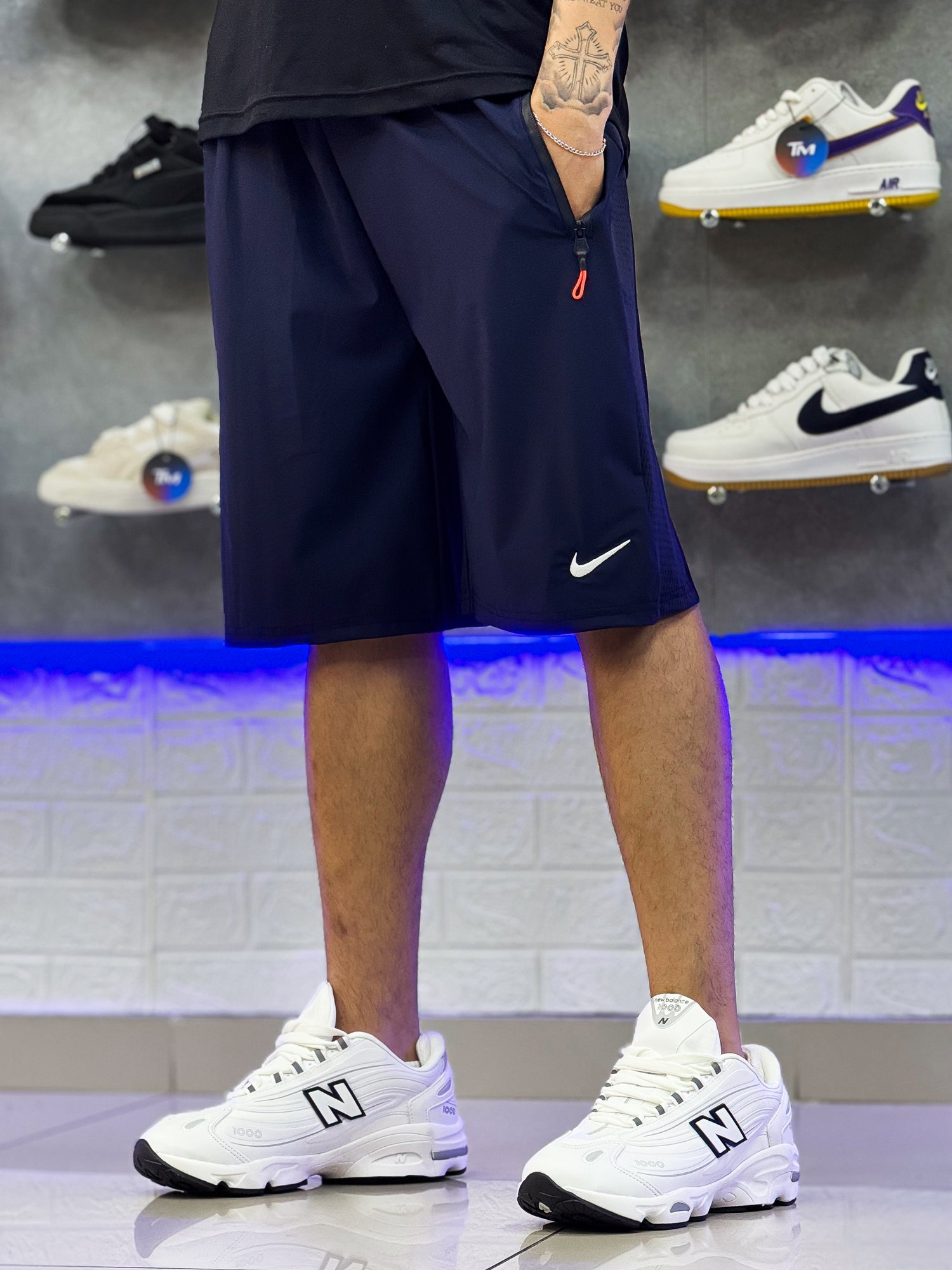 Bermuda Dri-Fit NK Azul