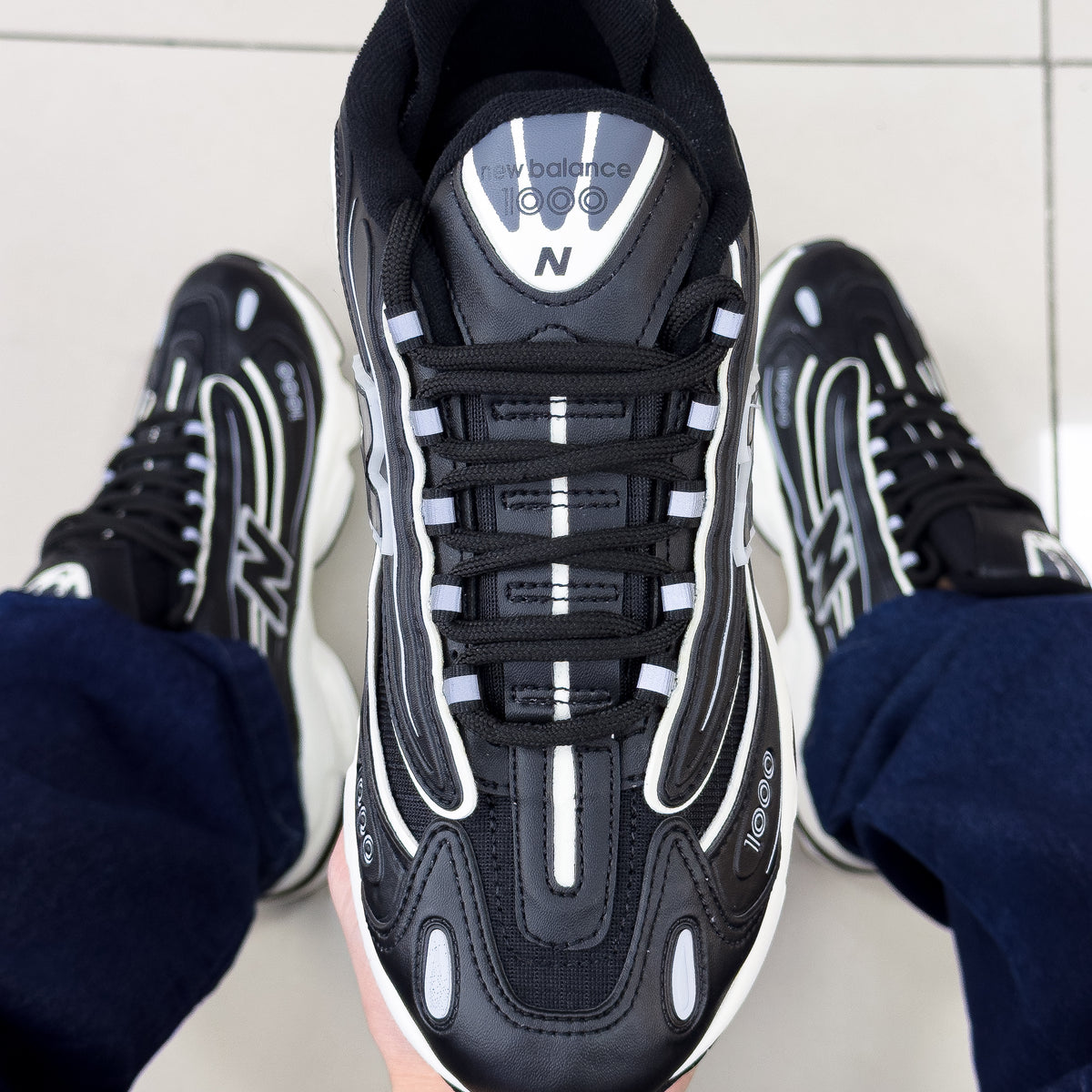 NB 1000 Preto/Bege Premium