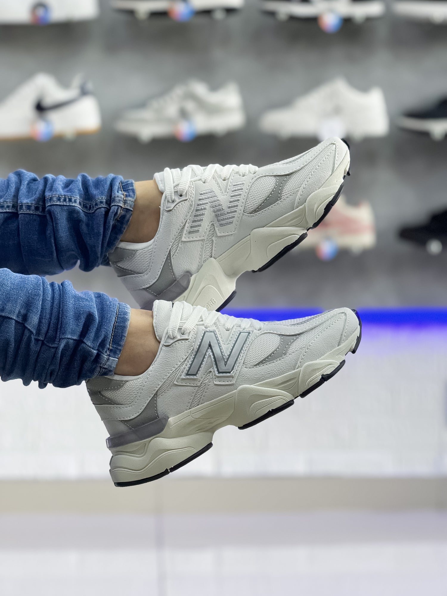 NB 9060 Branco/Cinza Premium