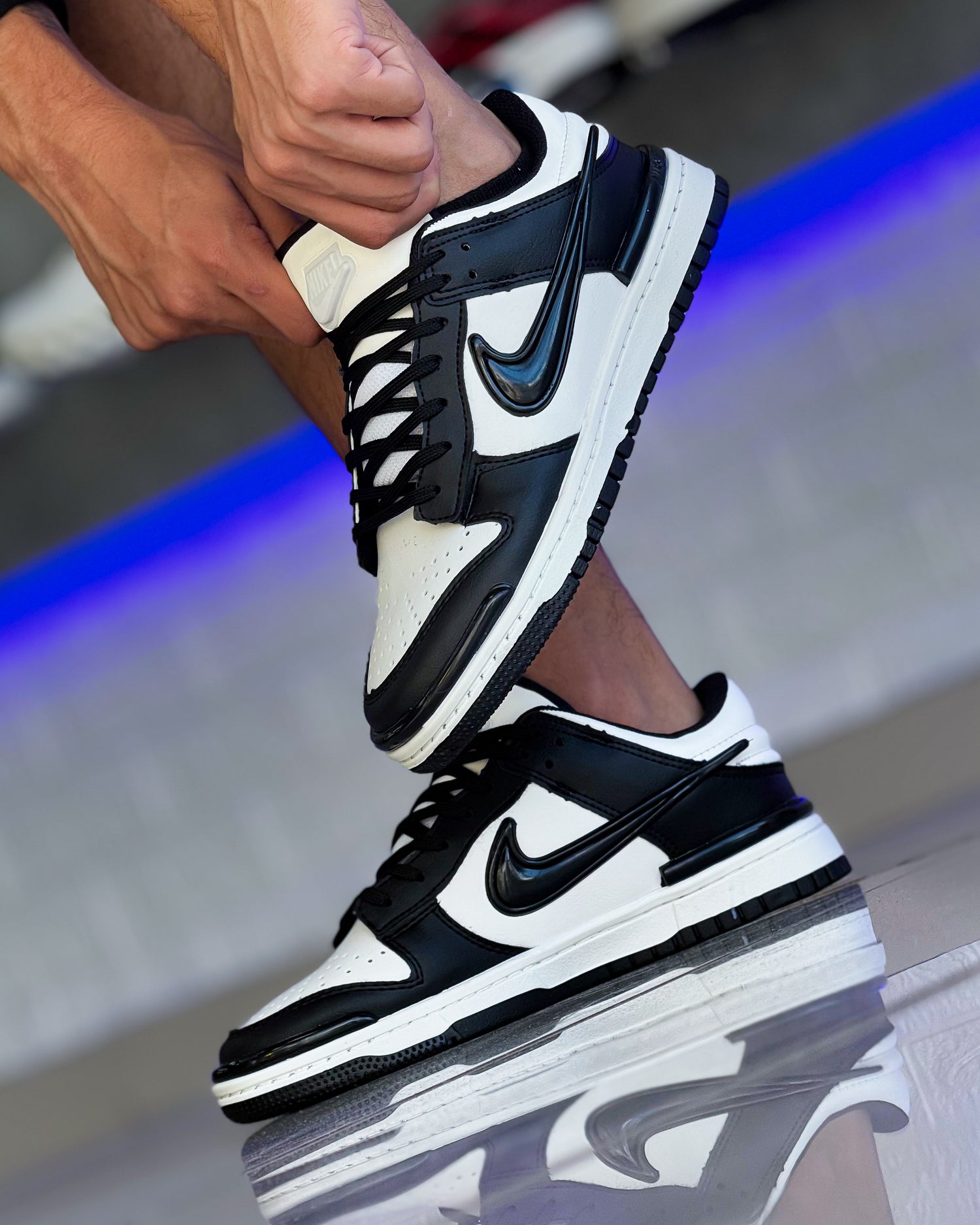 Dunk Low Twist Branco/Preto Premium