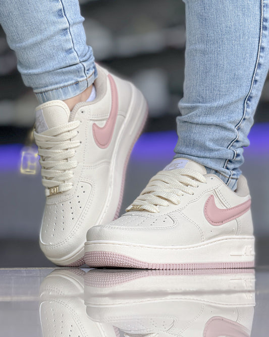 Air Force 1 Bege/rosa Premium
