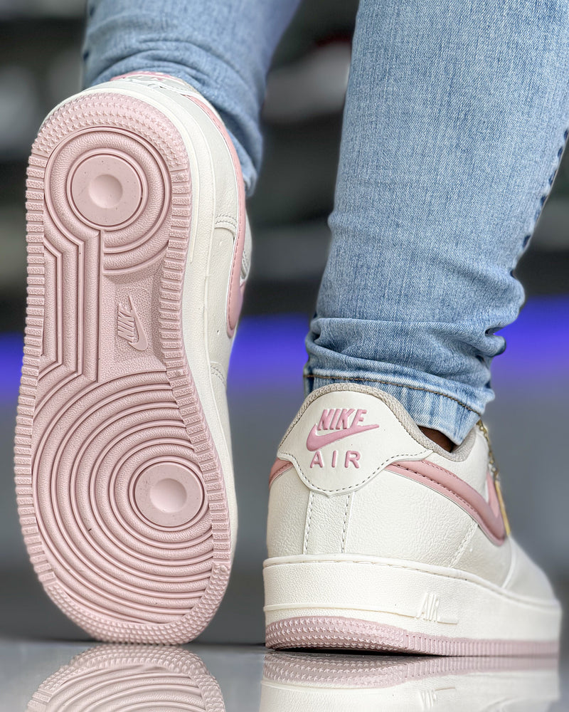 Air Force 1 Bege/rosa Premium