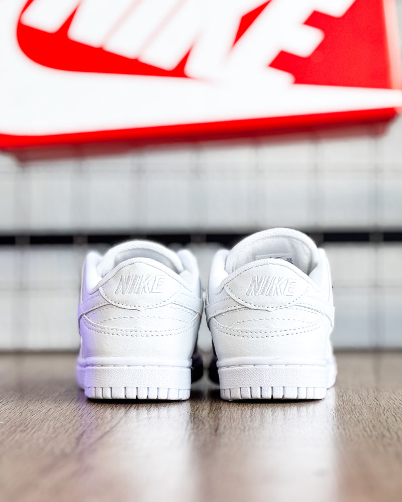 Dunk Low Branco infantil