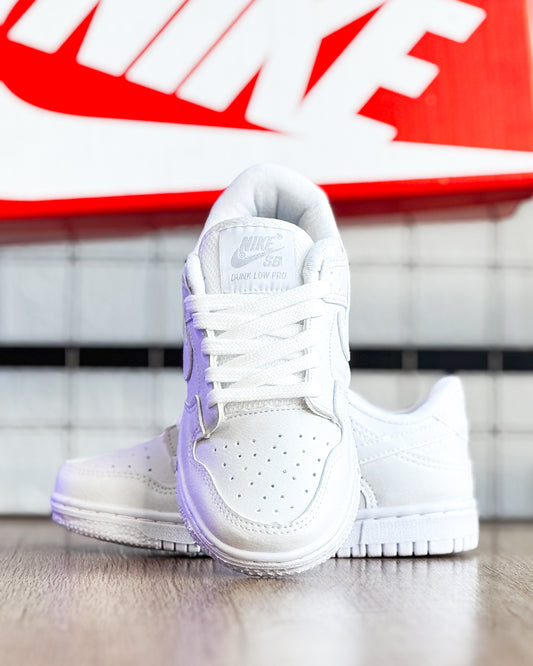 Dunk Low Branco infantil