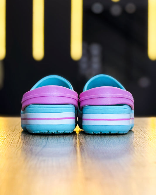 Crocs Verde/Rosa infantil