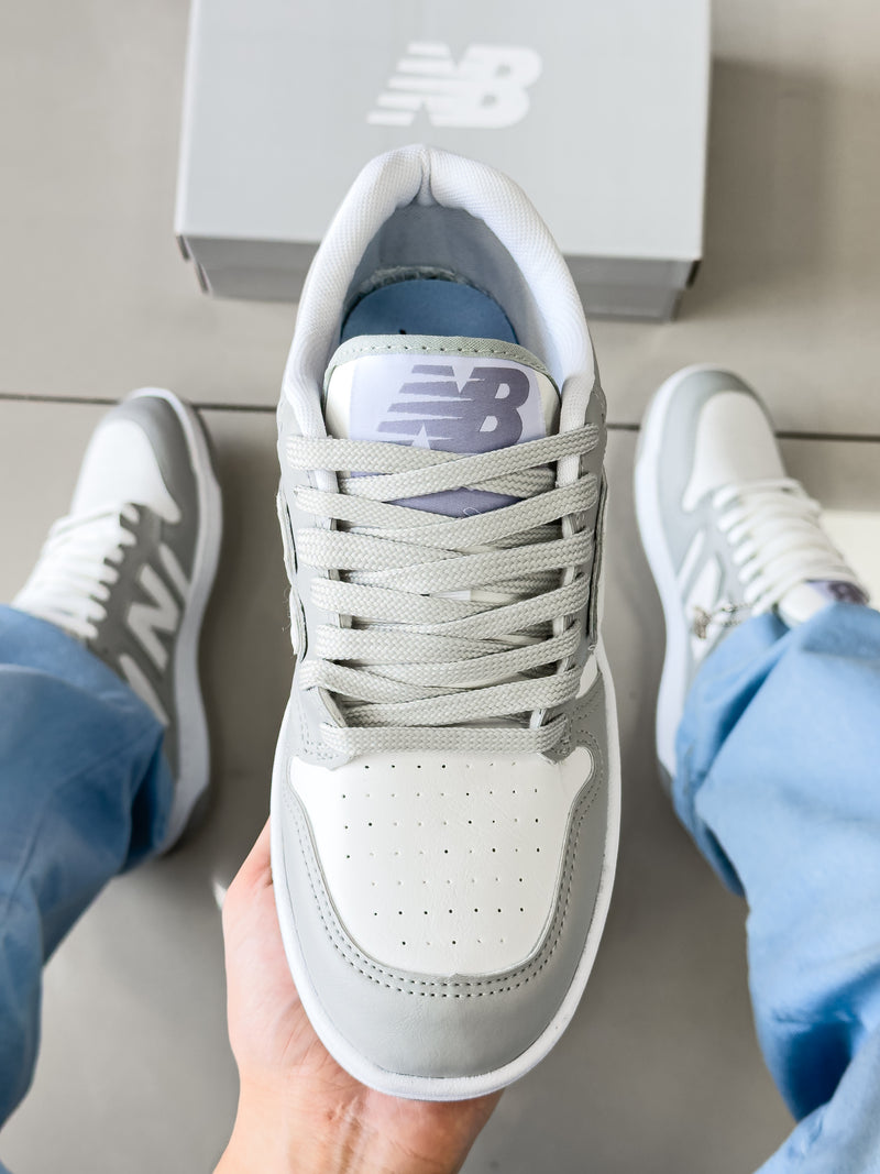 NB 480 Branco/Cinza Premium