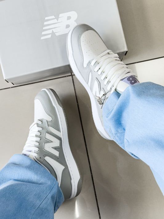 NB 480 Branco/Cinza Premium