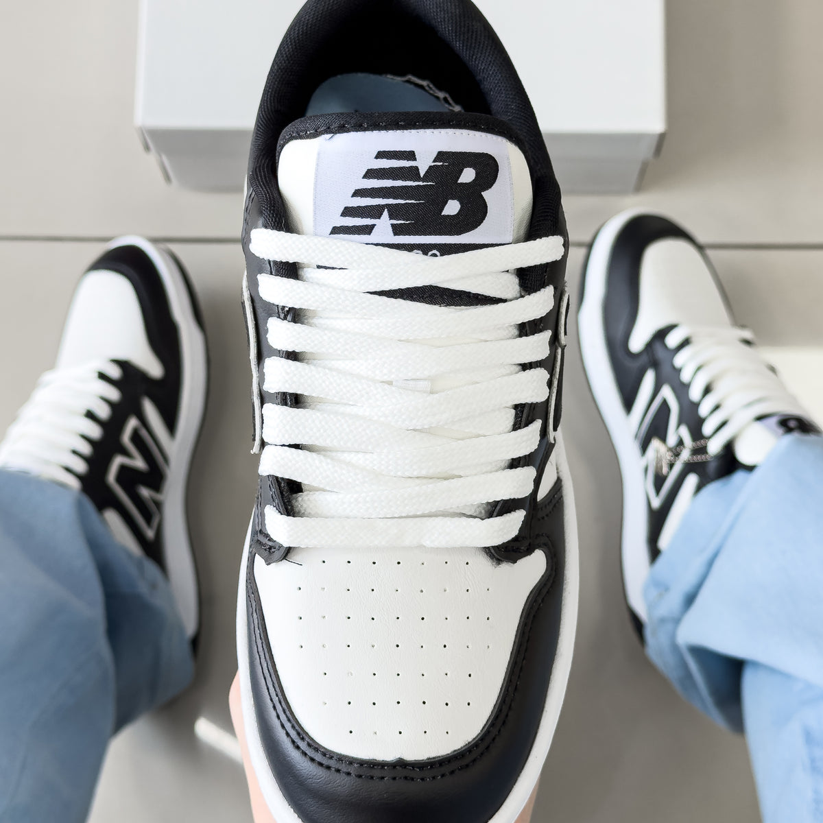 NB 480 Branco/Preto premium