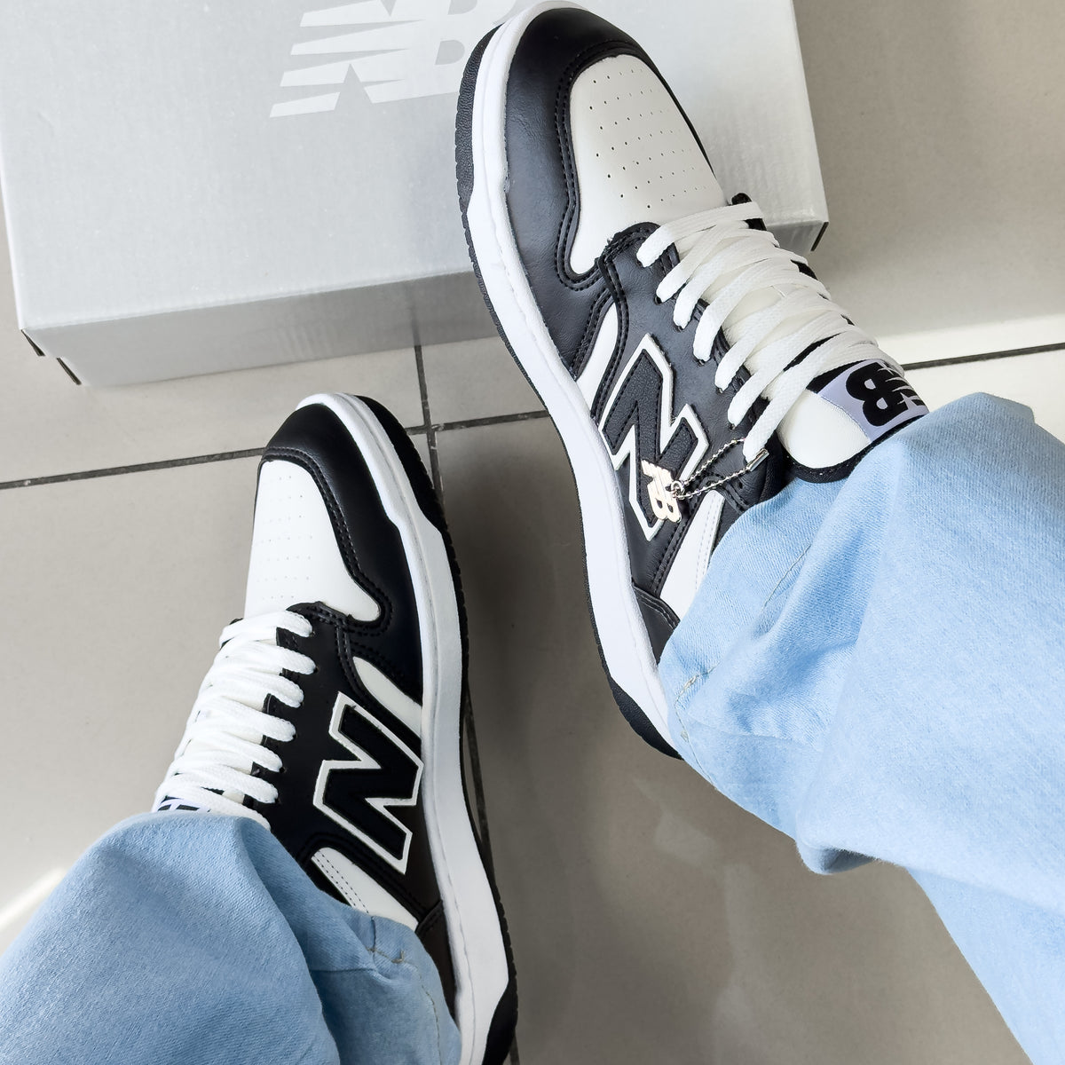 NB 480 Branco/Preto premium