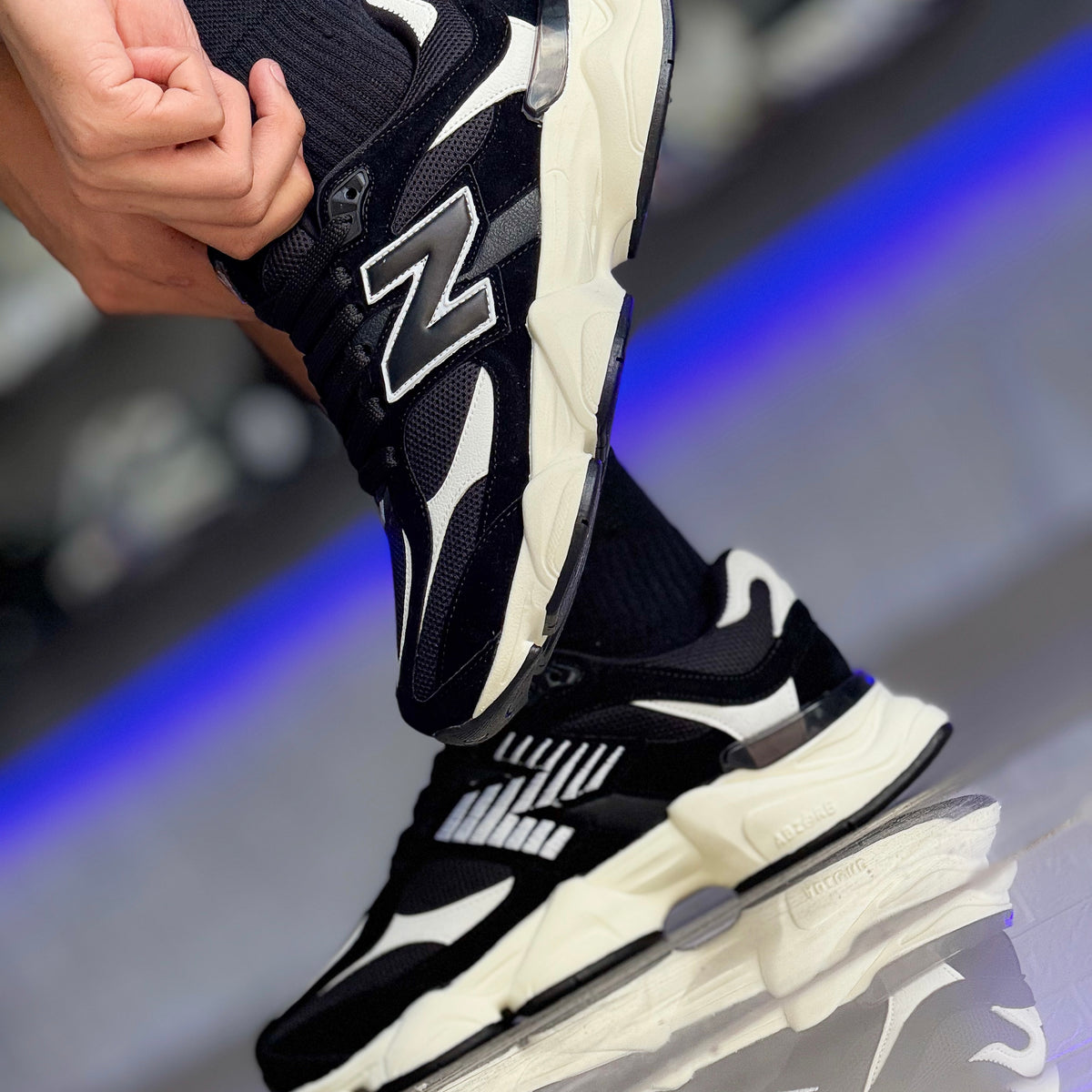 NB 9060 Preto/Bege Premium