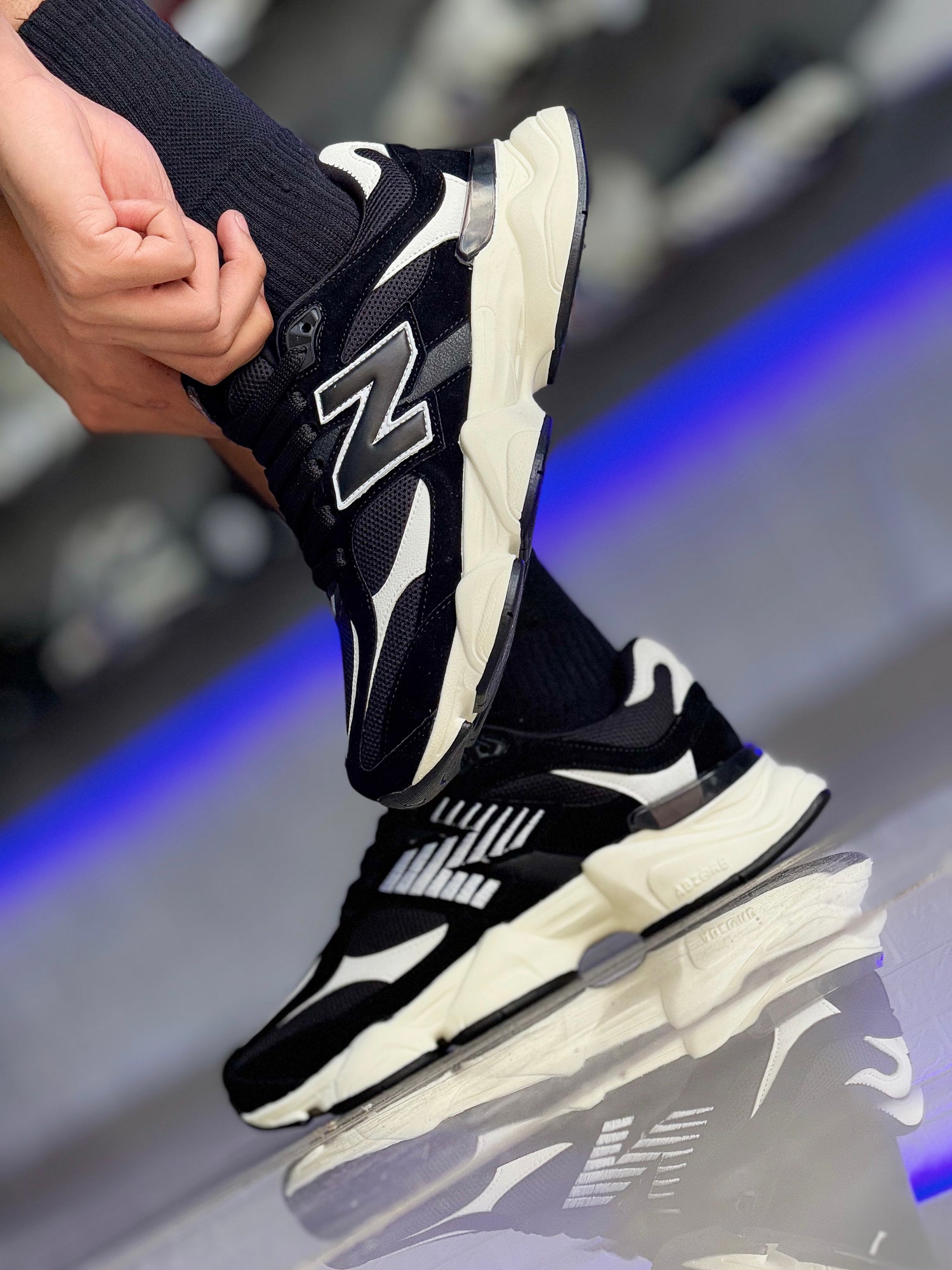NB 9060 Preto/Bege Premium