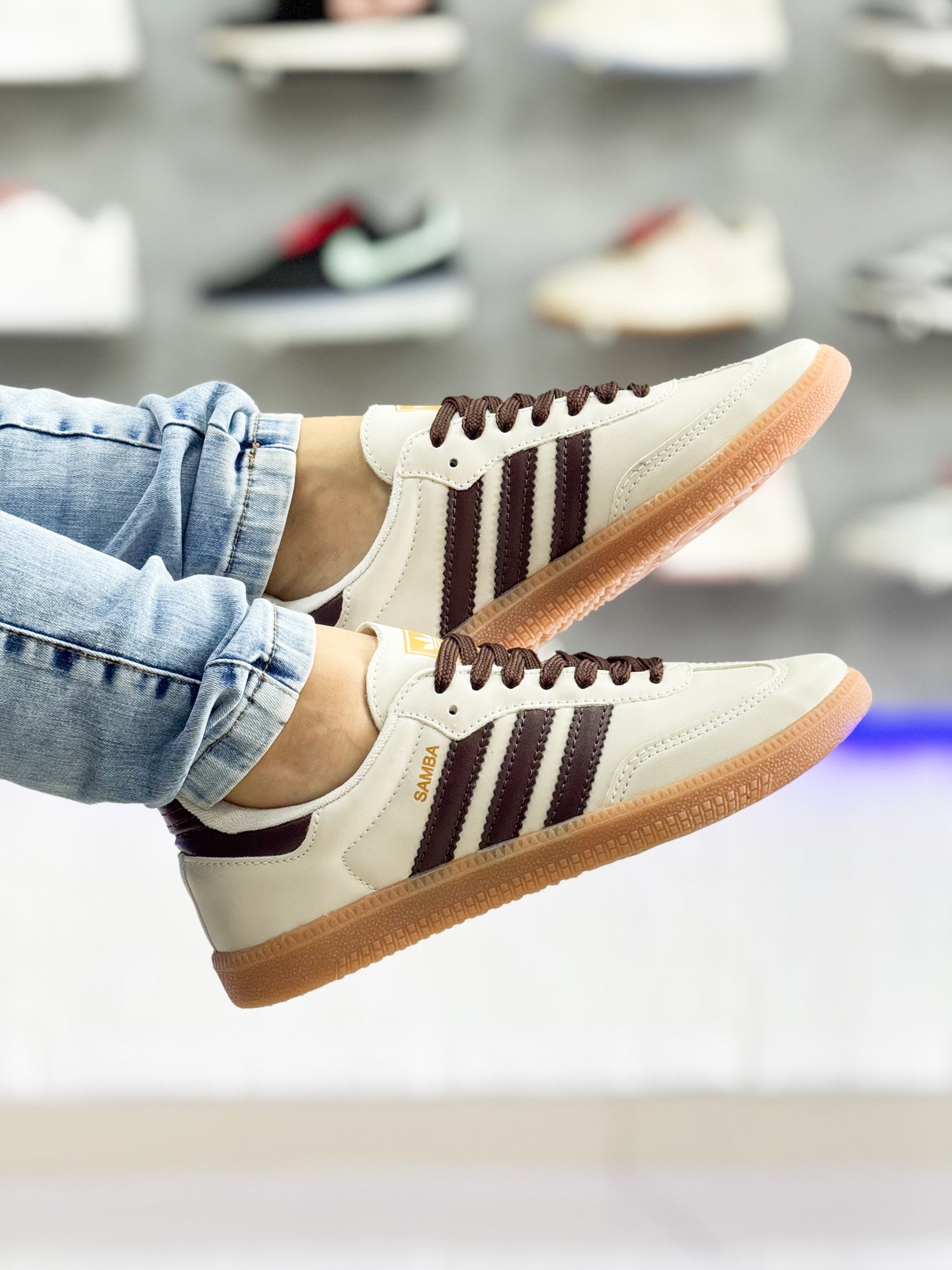 Samba Bege/Marrom Premium