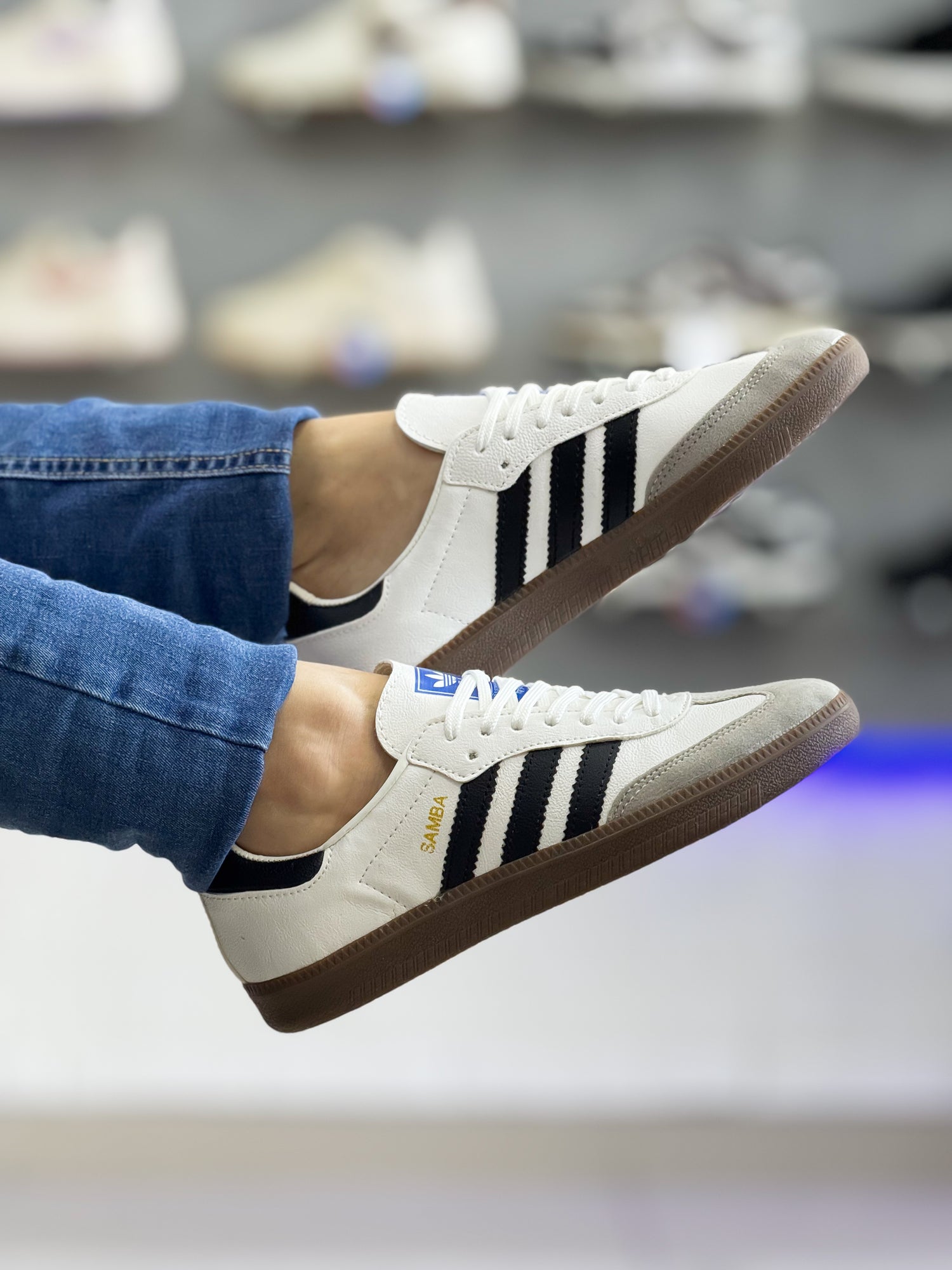 Samba Branco/Preto Premium