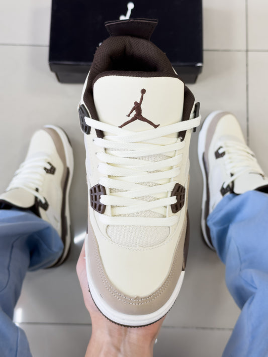 Air Jordan 4 Bege/Marrom Premium